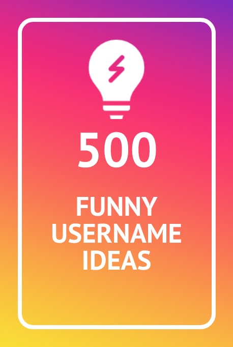 500 Funny Usernames for TikTok, Instagram & Games: Clever and Weird Ideas  of 2023