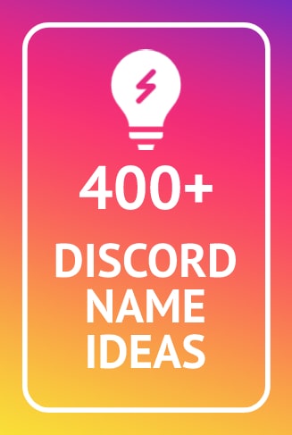 Ideias de nomes para a Discord