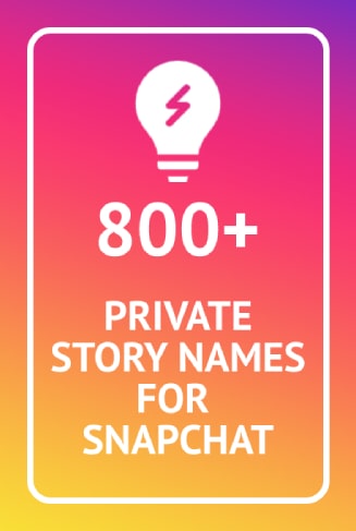 Private Snapchat Story